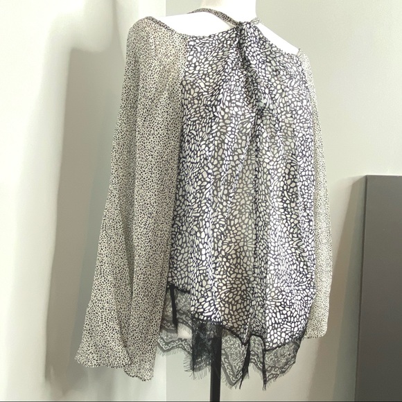 NWT Derek Lam 10 Crosby 100% Silk Black Halter Top - Picture 9 of 16